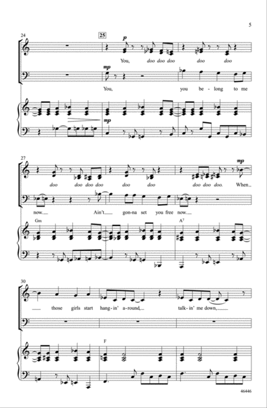 Love Will Keep Us Together Choir scores gallery preview page 4