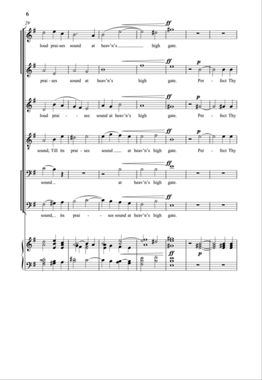 Eternal Father A Cappella scores gallery preview page 6
