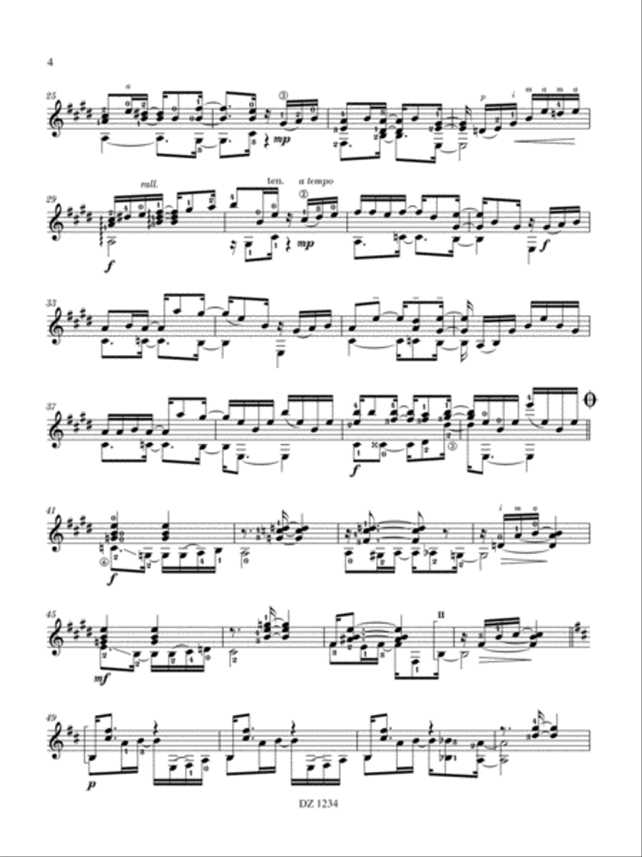 El arte de la milonga Classical Guitar scores gallery preview page 4