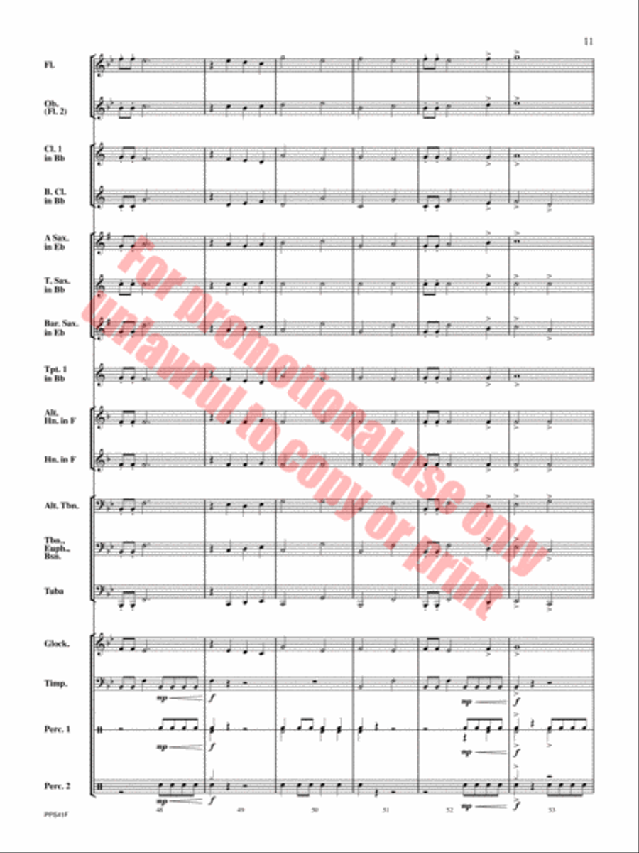 Emergence Concert Band scores gallery preview page 12