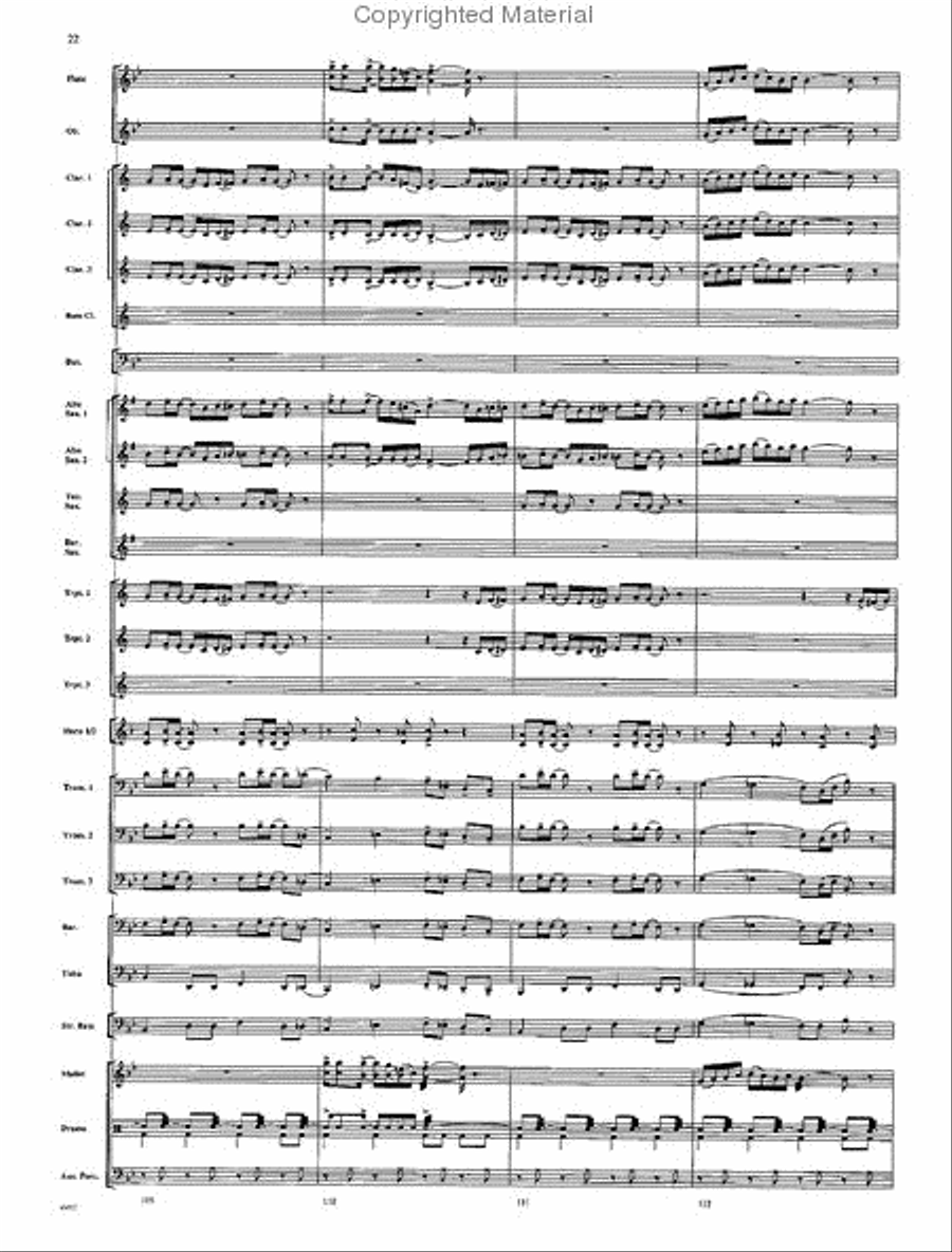 A Scott Joplin Retrospective Concert Band scores gallery preview page 21