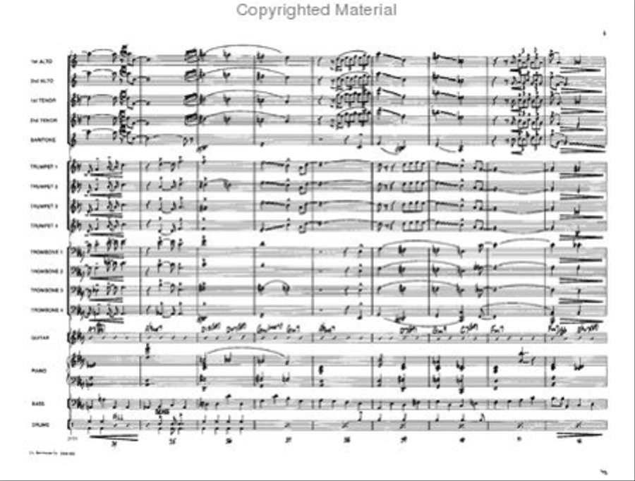 Travelin' Home Travelin' Home Jazz Ensemble scores gallery preview page 6