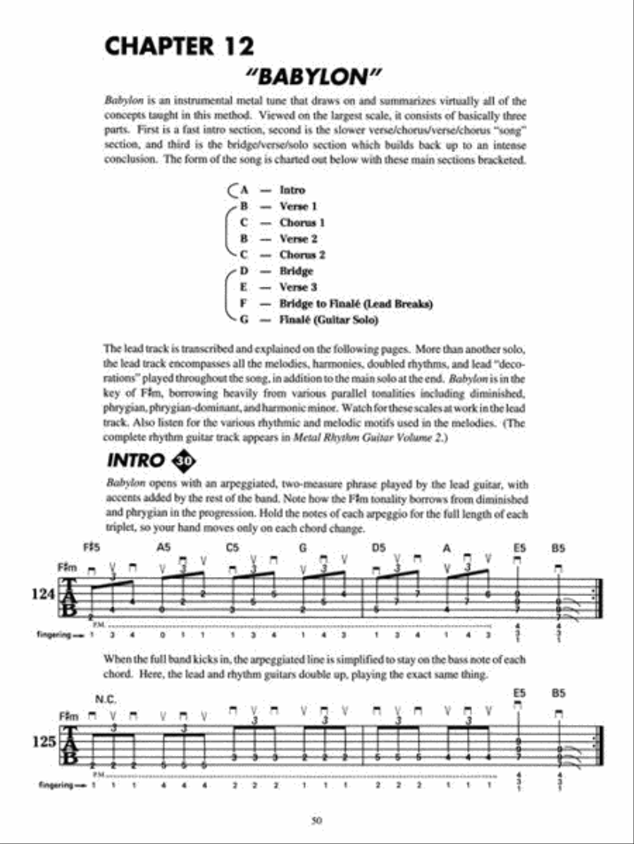 Metal Lead Guitar Vol. 2 Electric Guitar scores gallery preview page 6