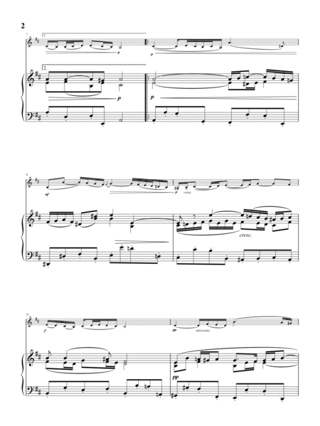 Air on the G String from Suite No. 3, BWV 1068 (in D major) - for Violin and Piano image number null
