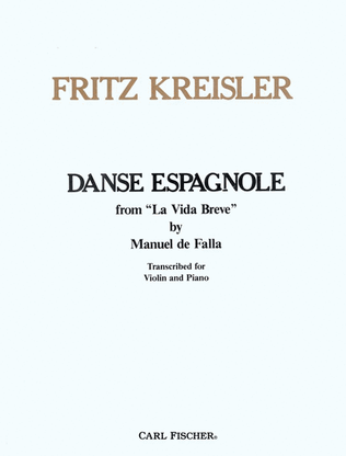 Book cover for Danse Espagnole