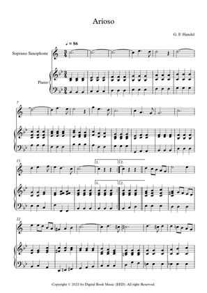 Arioso - George Frideric Handel (Soprano Sax + Piano)
