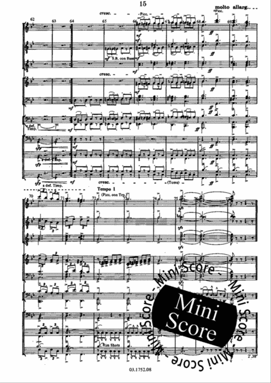 Prima Partita Al Modo Del Fanfare Band scores gallery preview page 21