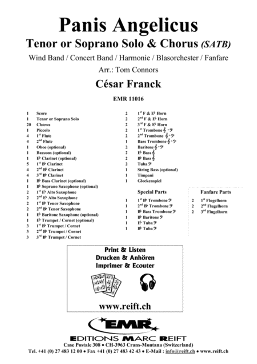 Panis Angelicus 4-Part scores gallery preview page 2