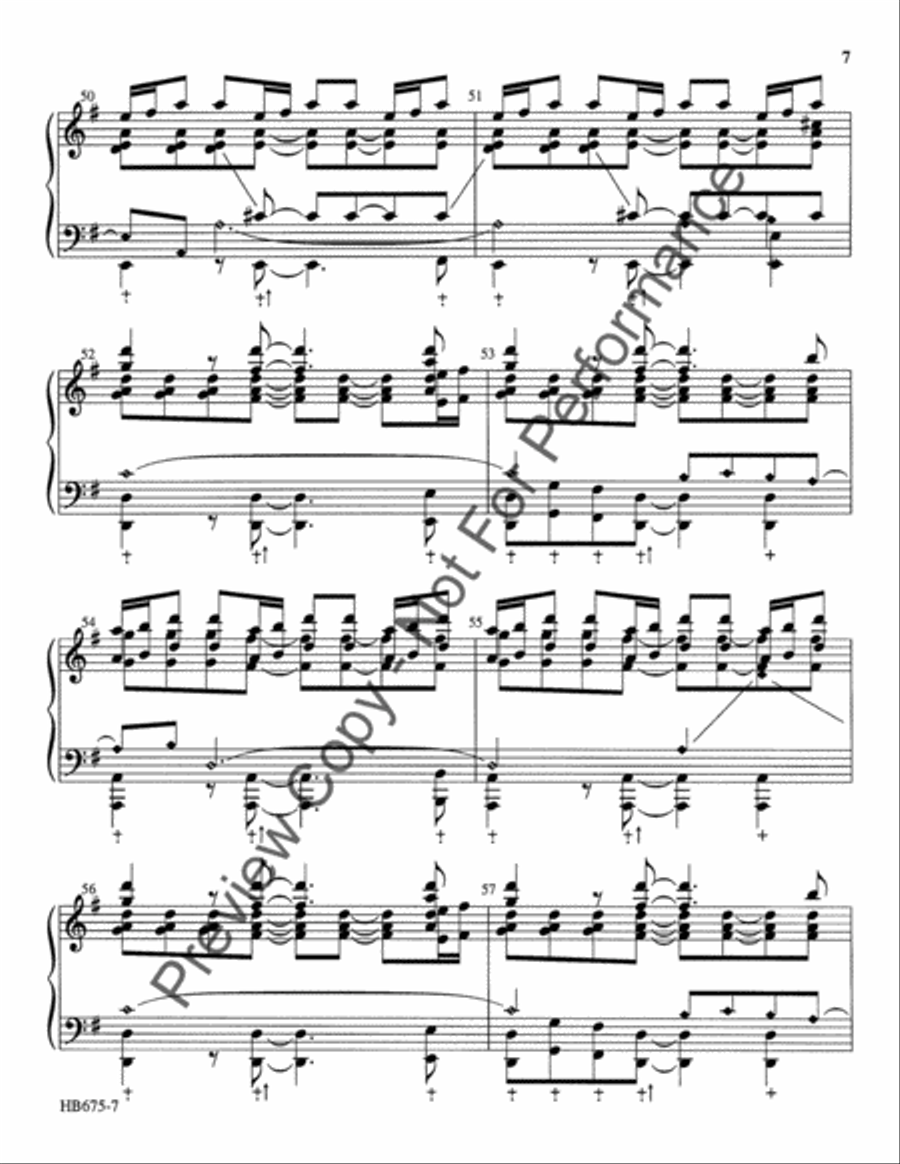Ring His Glorious Praise - 5-7 octaves Handbell Choir scores gallery preview page 7