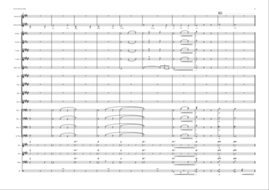 The Christmas Waltz The Christmas Waltz Jazz Ensemble scores gallery preview page 3