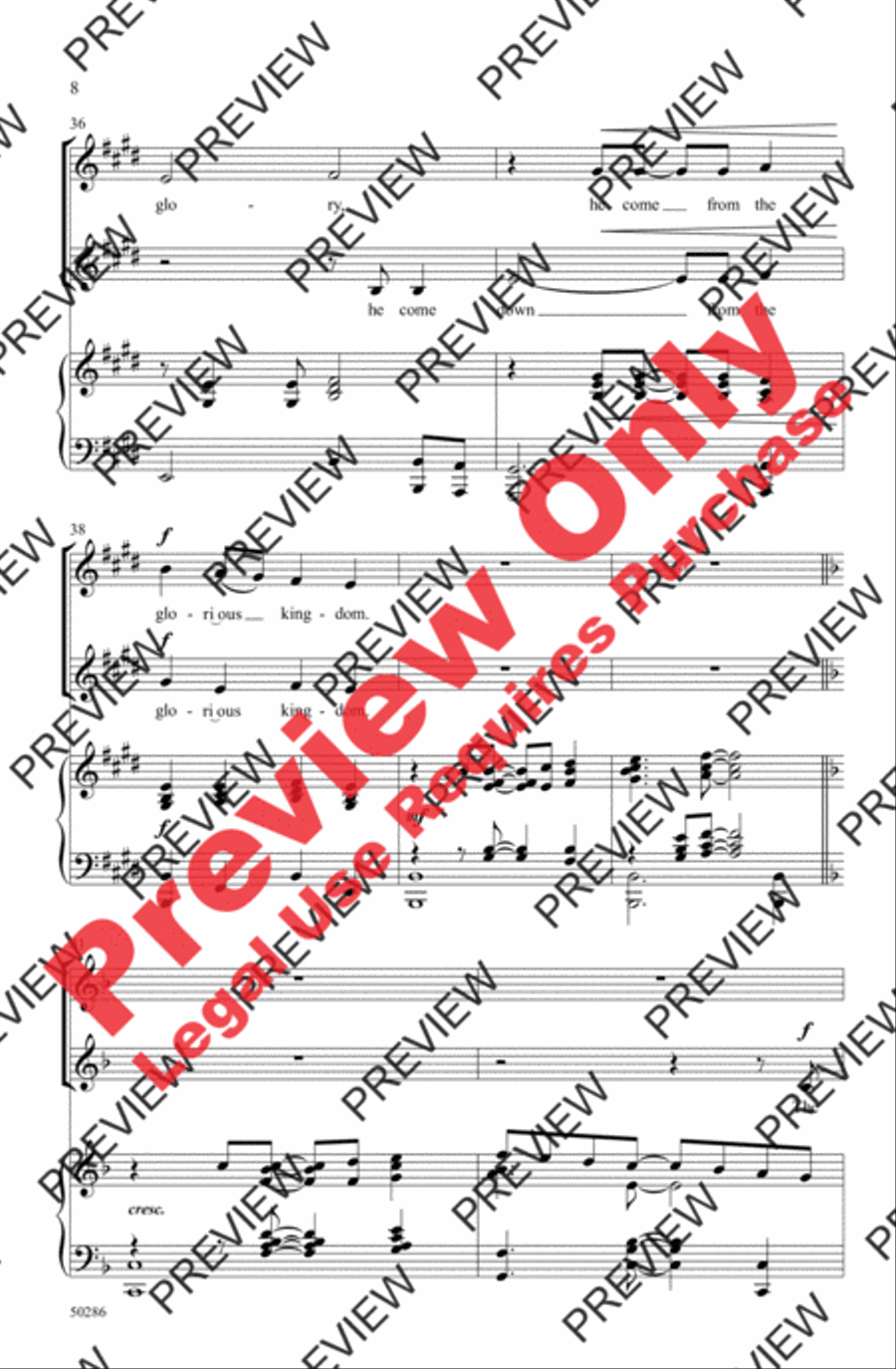 The Virgin Mary Had a Baby Boy 2-Part scores gallery preview page 8