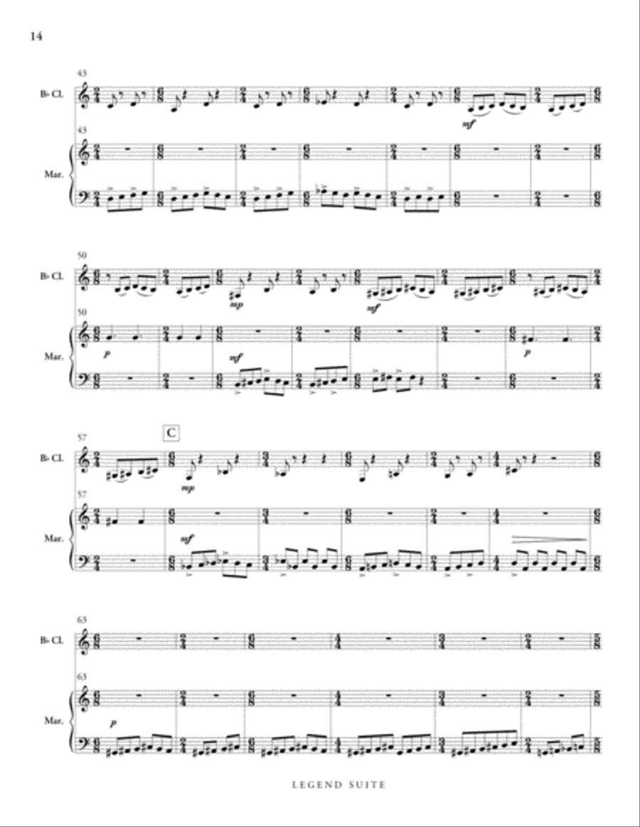 Legend Suite Clarinet scores gallery preview page 10