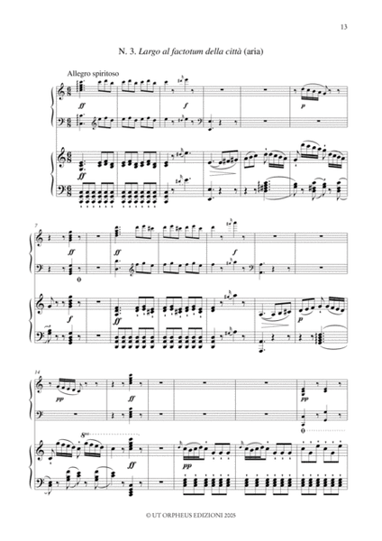 Selected Pieces from "Il Barbiere di Siviglia" transcribed for Harp and Piano by Robert Nicolas Charles Bochsa - Vol. 1