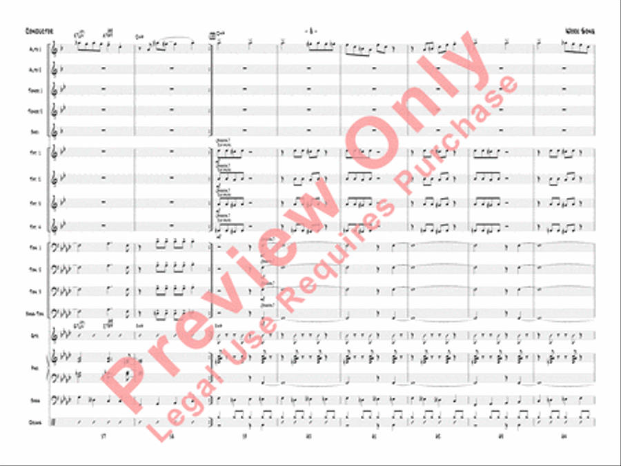 Work Song Jazz Ensemble scores gallery preview page 11