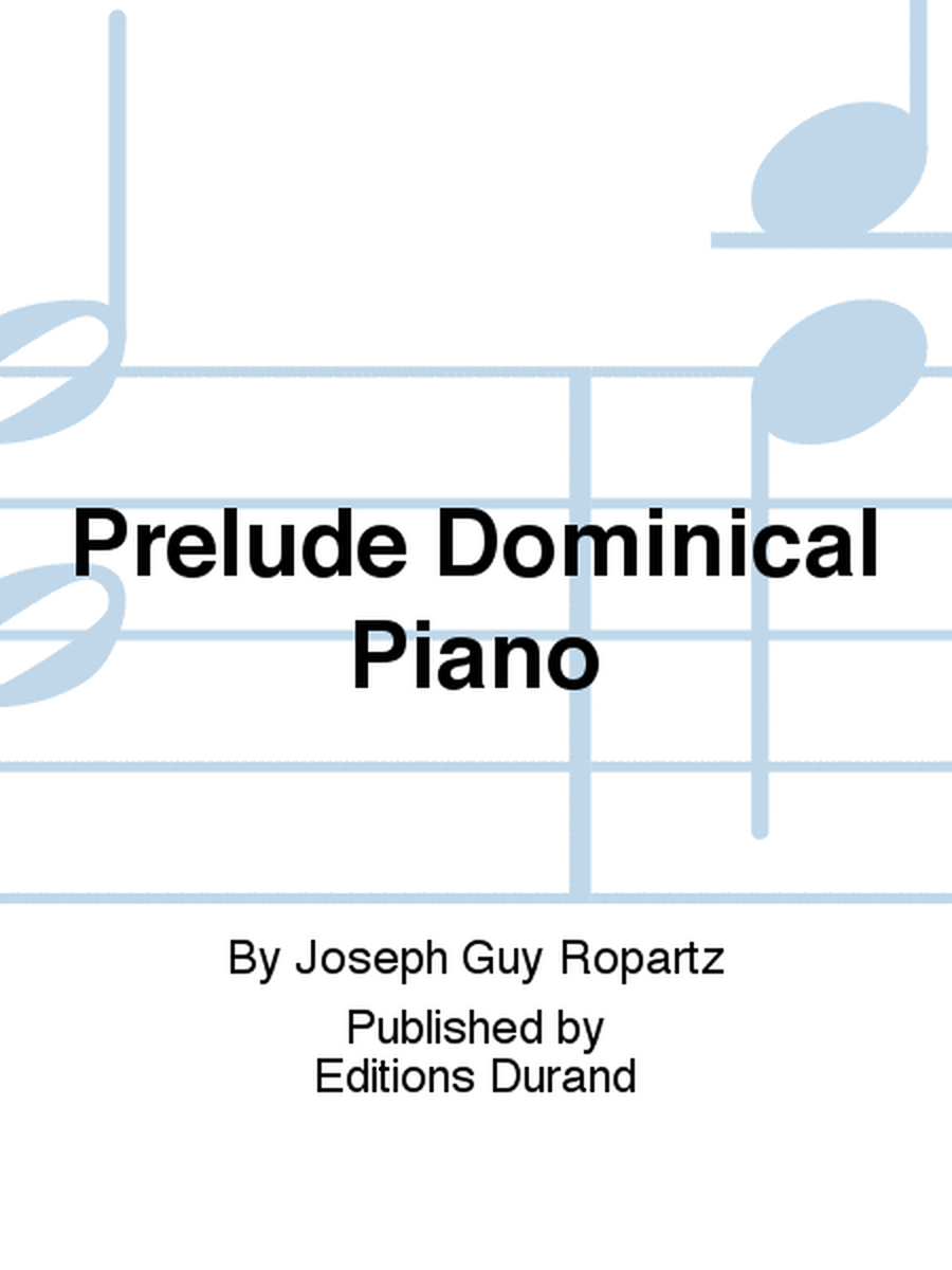 Prelude Dominical Piano