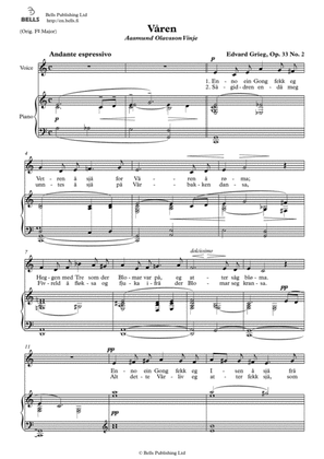 Varen, Op. 33 No. 2 (C Major)