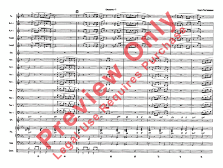 Frosty the Snowman Jazz Ensemble scores gallery preview page 11