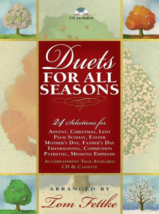 Book cover for Duets for All Seasons - Book/CD Combo