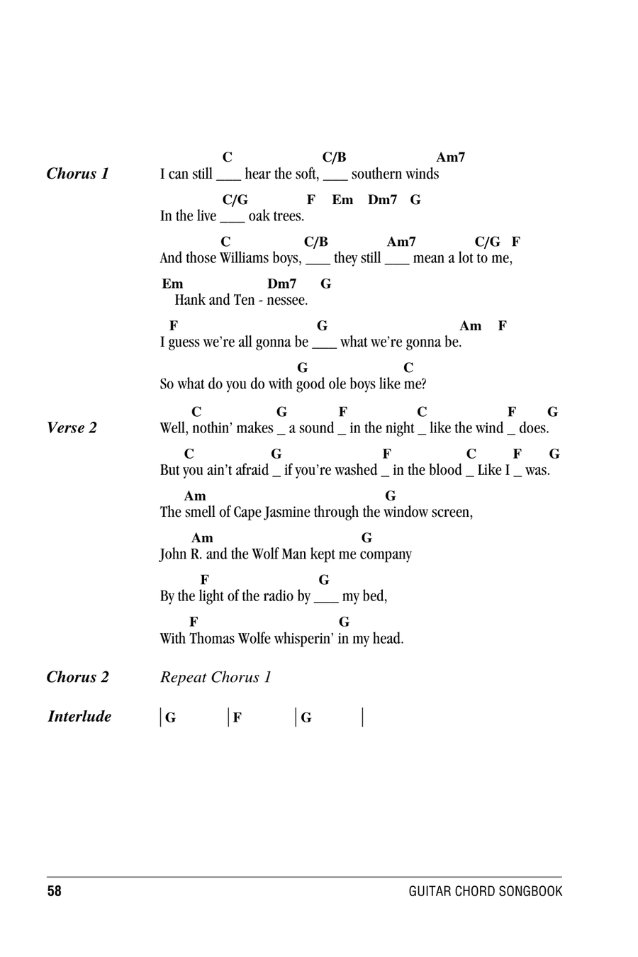Good Ole Boys Like Me Electric Guitar scores gallery preview page 2