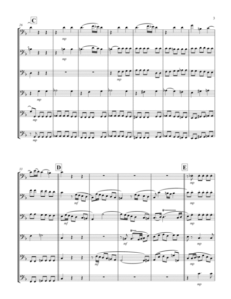 Recordare (from "Requiem") (F) (Bassoon Sextet - 5 Bassoons, 1 Contrabassoon)