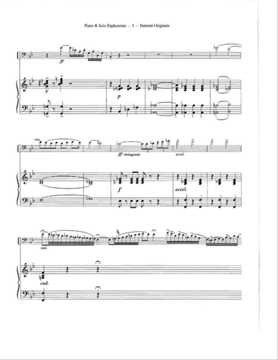 Fantasie Originale Euphonium scores gallery preview page 4