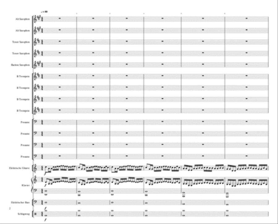 Fear Of The Dark Fear Of The Dark Jazz Ensemble scores gallery preview page 2