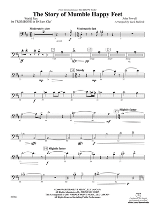 The Story of Mumble Happy Feet: (wp) 1st B-flat Trombone B.C.
