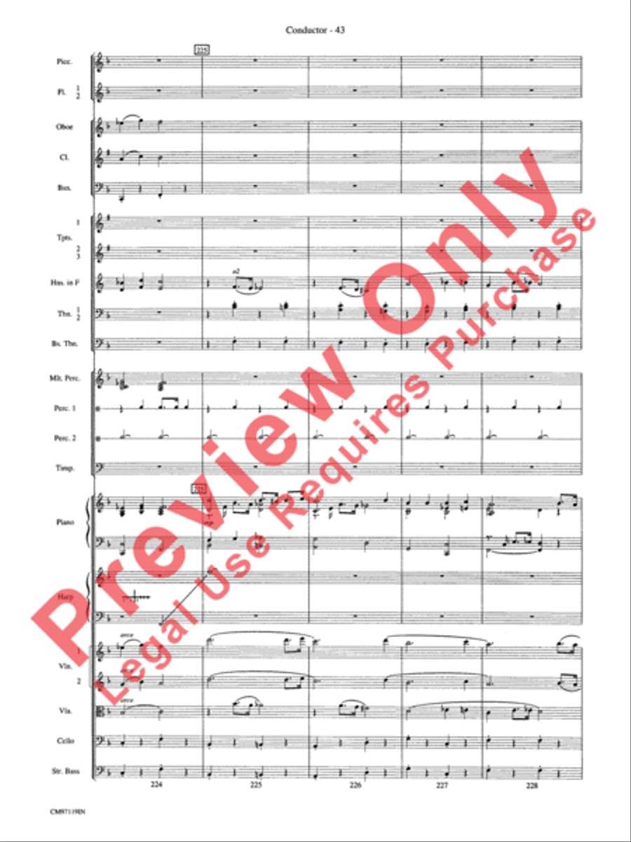 The Wizard of Oz -- Choral Revue Choir scores gallery preview page 44