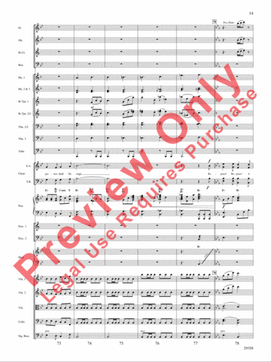 Rejoice Rejoice Choir scores gallery preview page 14