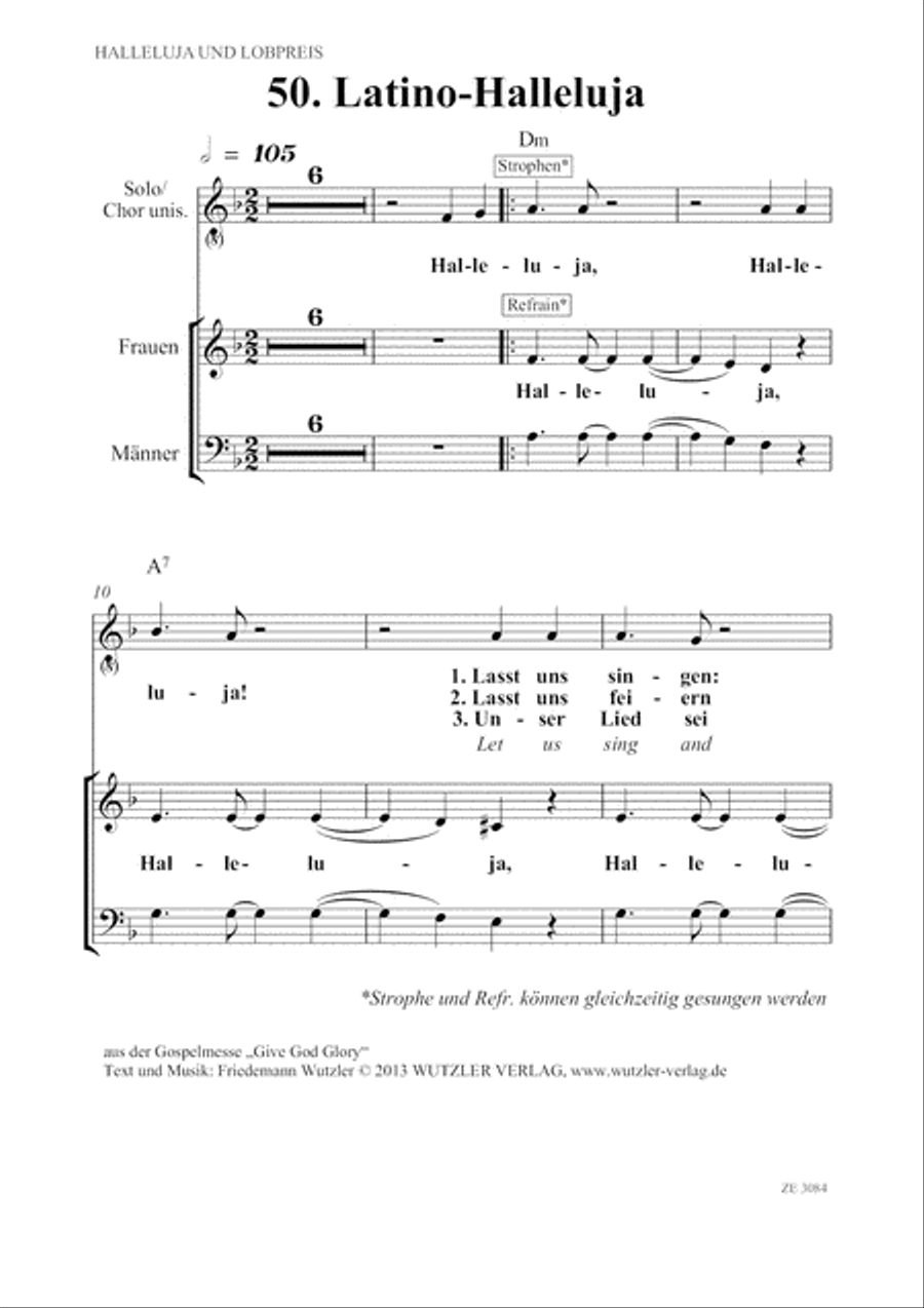 Glory to God! Gospel liturgisch. Voice scores gallery preview page 7