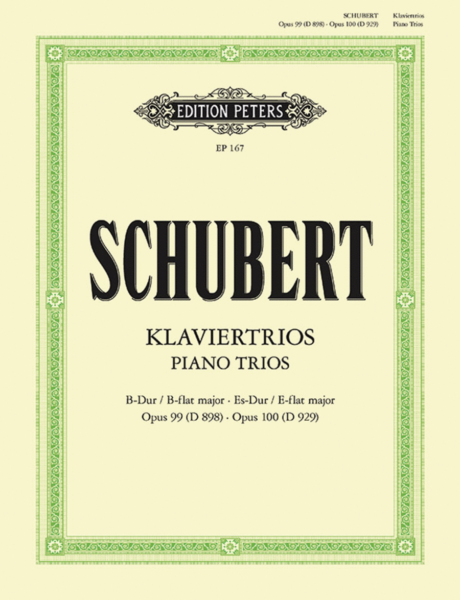 Franz Schubert: Klaviertrios (Piano Trios) - Complete