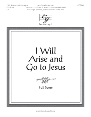 Book cover for I Will Arise and Go to Jesus - Full Score