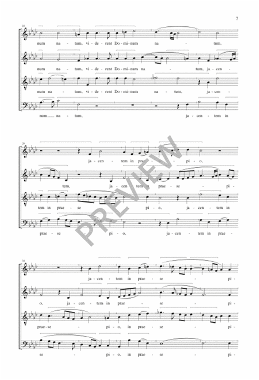 O magnum mysterium O magnum mysterium 4-Part scores gallery preview page 8