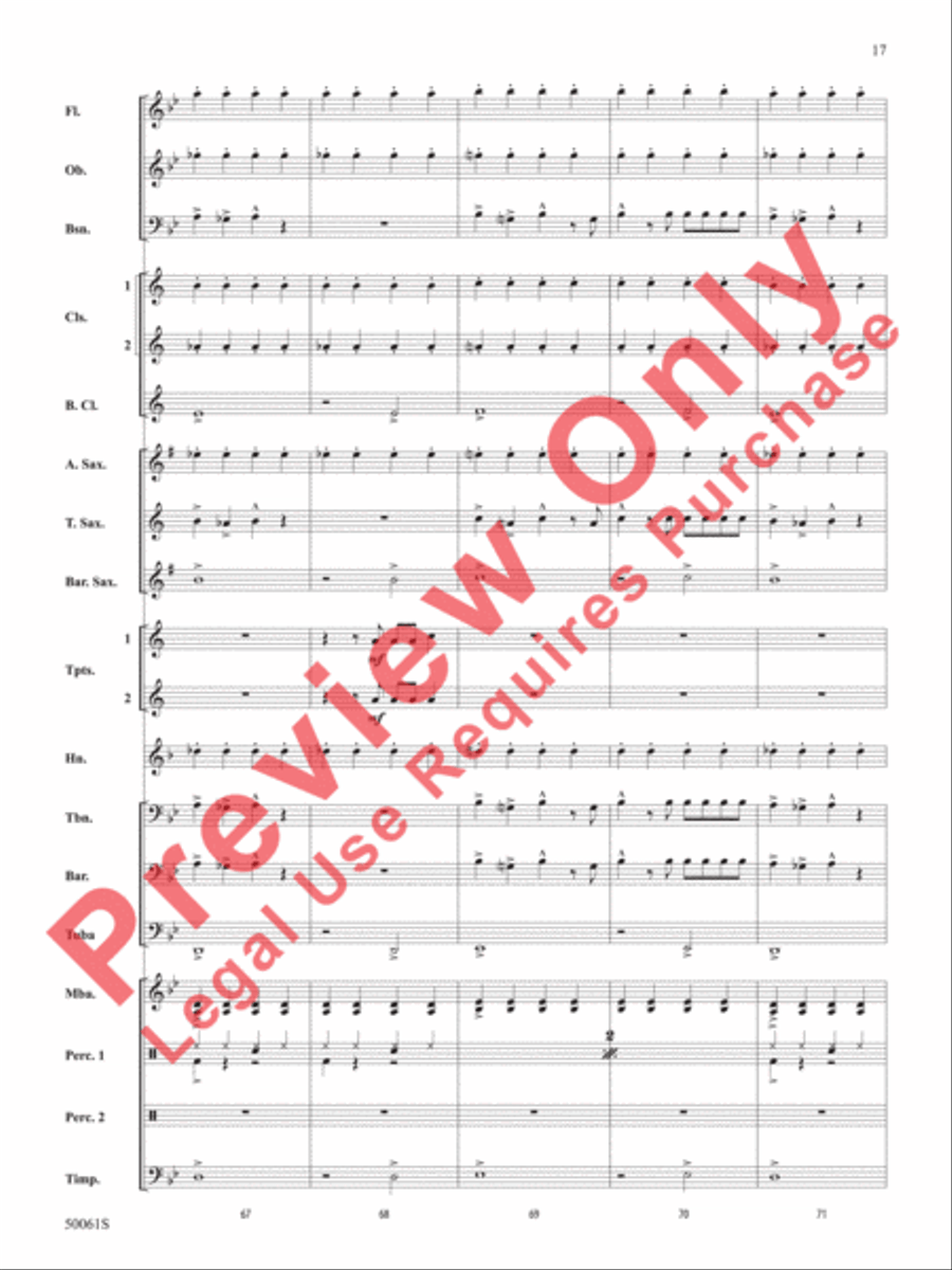 Enemy Concert Band scores gallery preview page 18