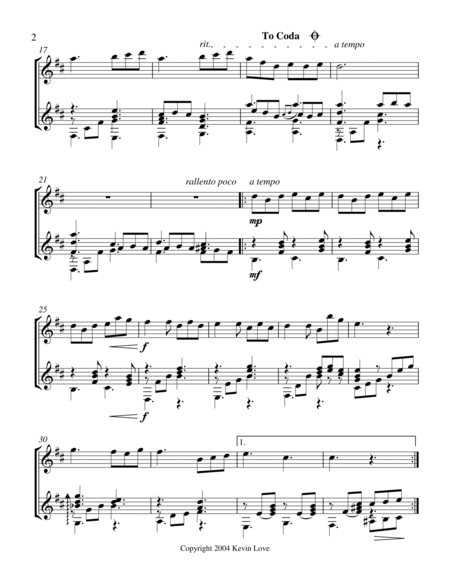 Julia Florida - Barcarola (Violin and Guitar) - Score and Parts image number null