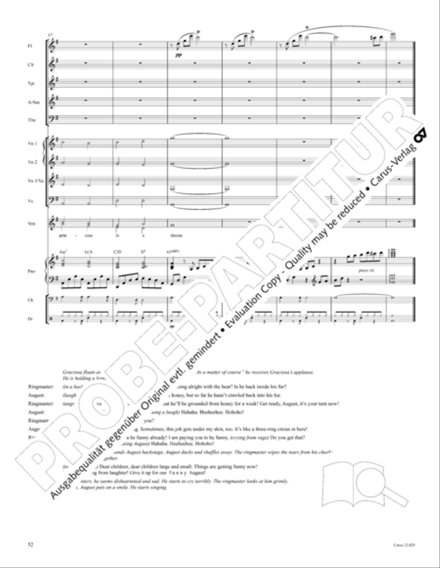 Circus Allegro Choir scores gallery preview page 53