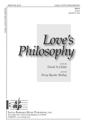 Book cover for Love's Philosophy - SSAA Octavo