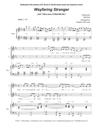 Wayfaring Stranger (with "I Want Jesus To Walk With Me") (Duet for Soprano and Alto solo)