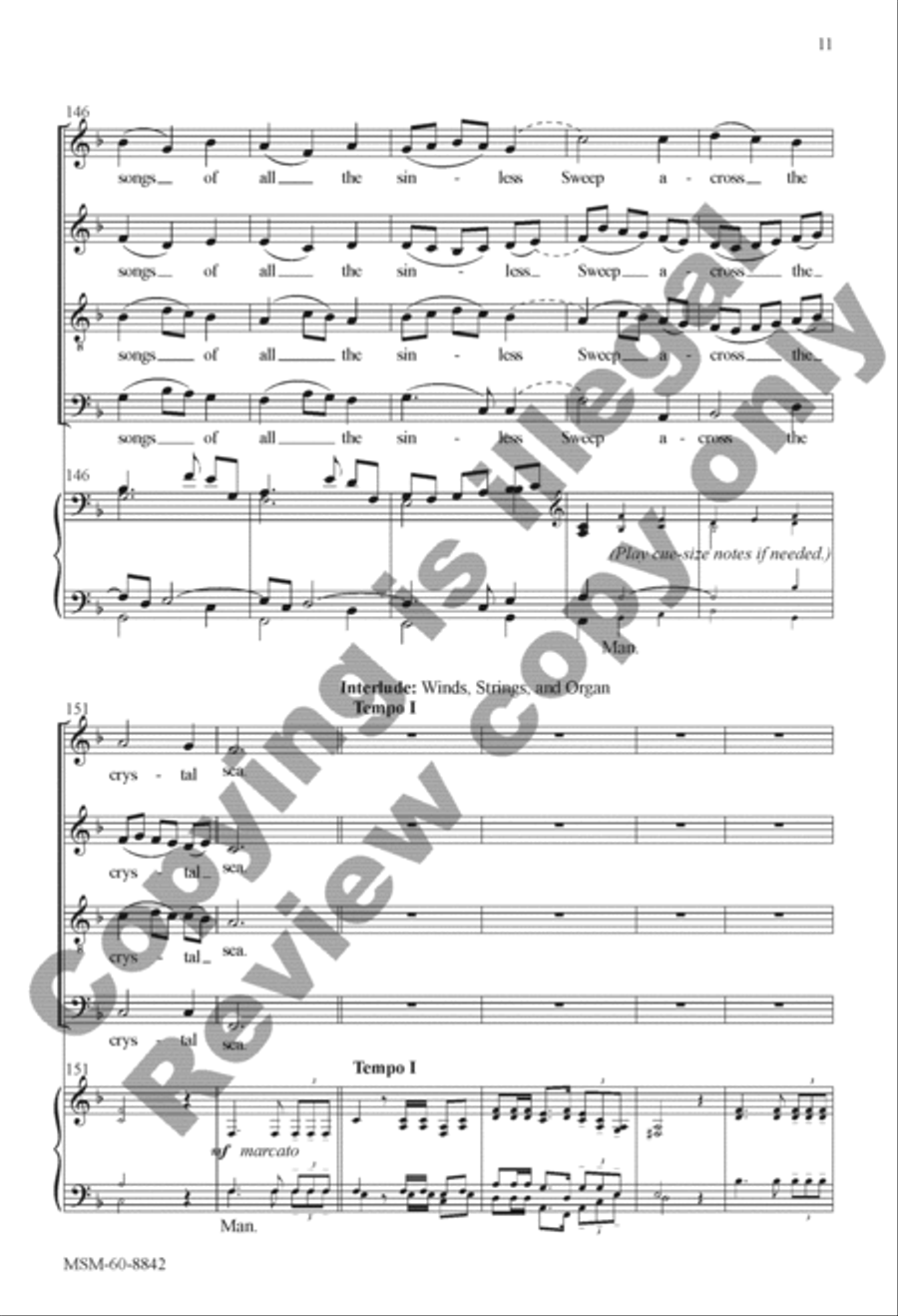 Alleluia! Sing to Jesus 4-Part scores gallery preview page 11
