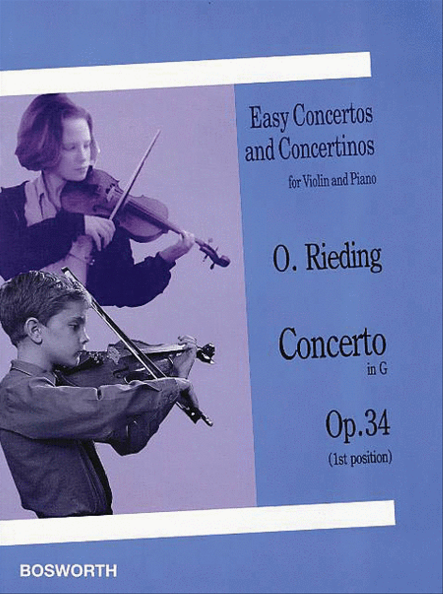 Concerto in G, Op. 34 Violin Solo scores gallery preview page 1