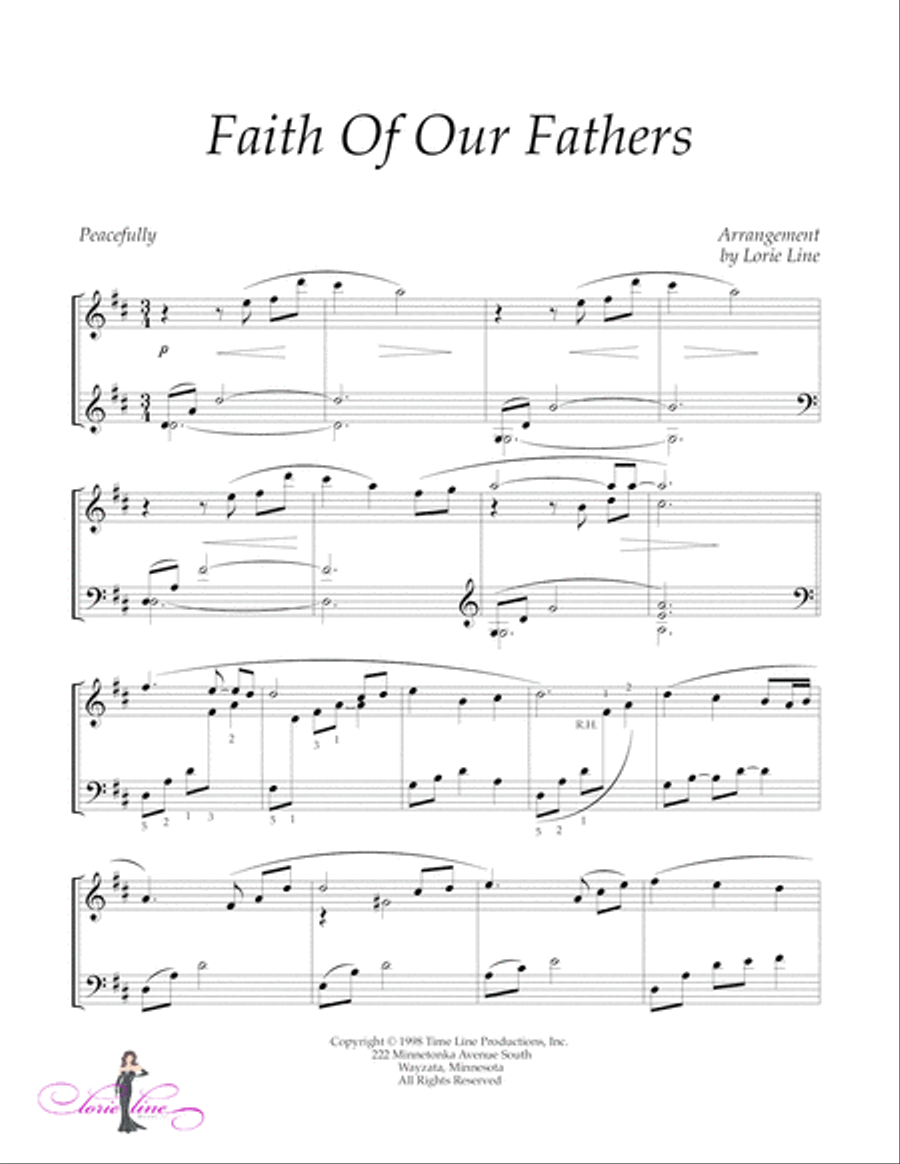 Faith Of Our Fathers Piano Solo scores gallery preview page 2