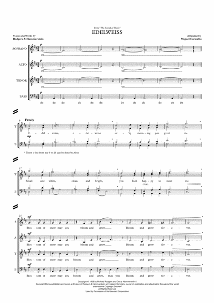 Edelweiss Divisi scores gallery preview page 1