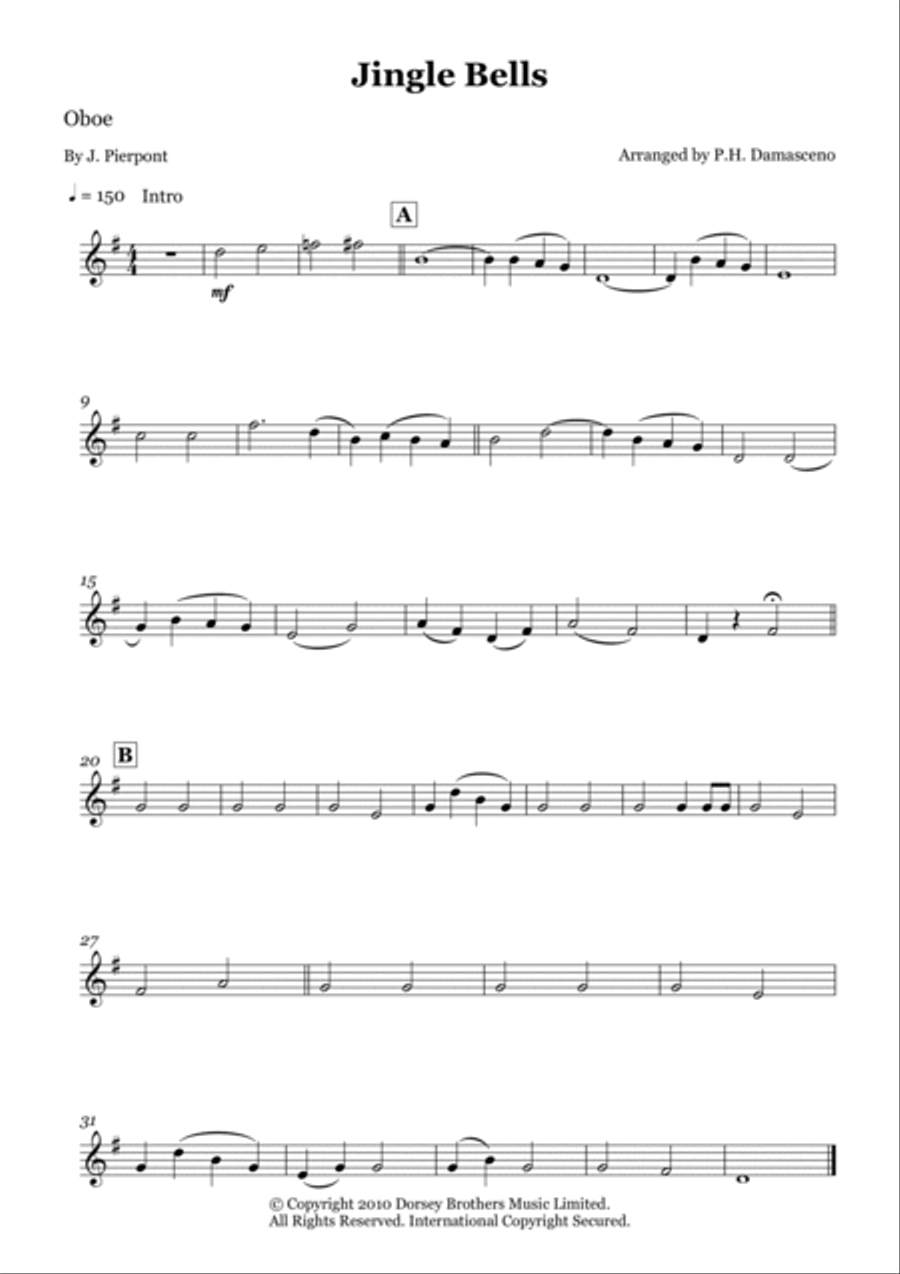 Jingle Bells Woodwind Trio scores gallery preview page 2