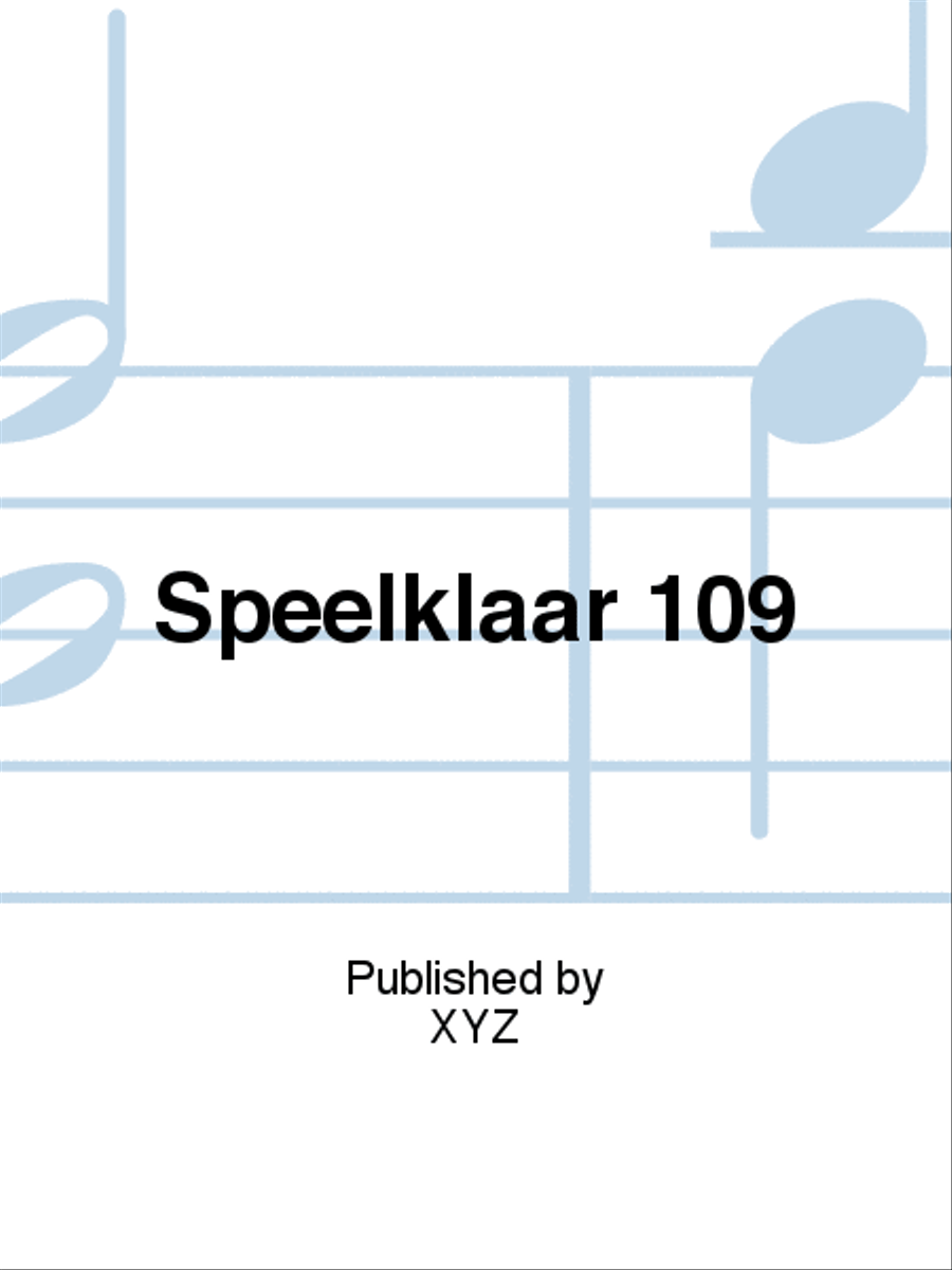 Speelklaar 109 Voice Solo scores gallery preview page 1