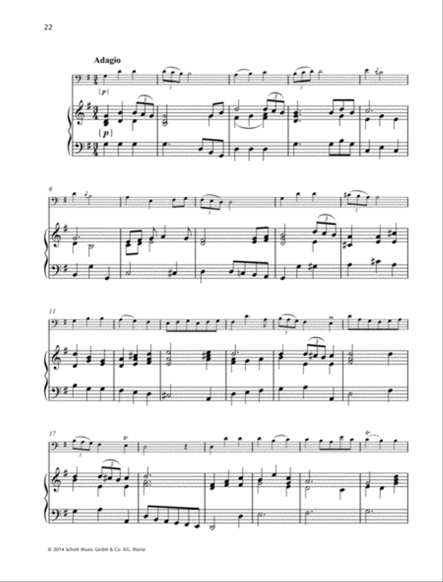 Sonata G major Cello scores gallery preview page 3