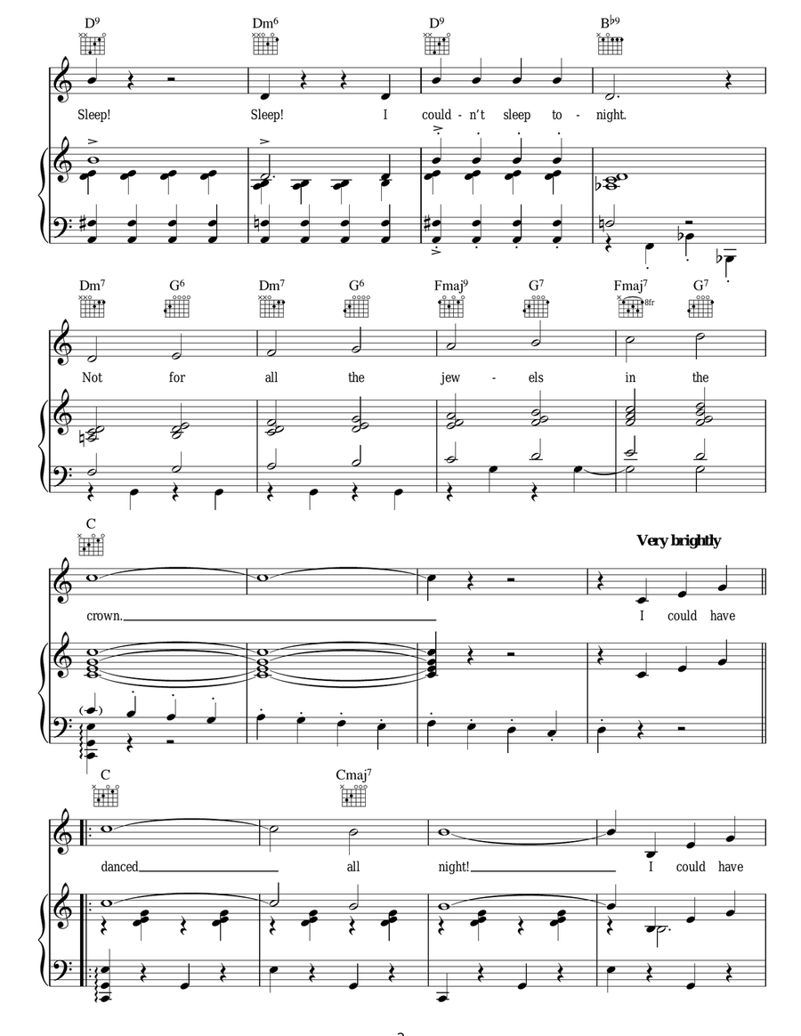 I Could Have Danced All Night Guitar scores gallery preview page 2