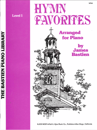 Book cover for Hymn Favorites, Level 1