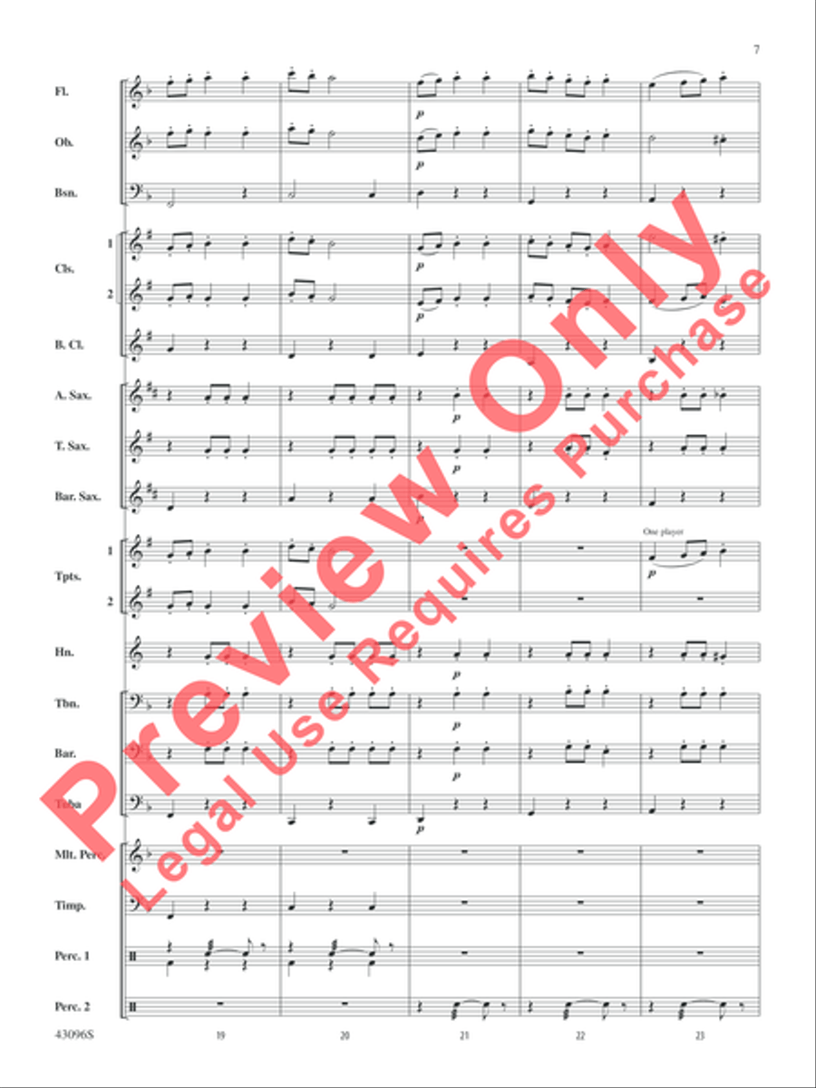 Danse des Ghazies (from The Ballet Suite, Opus 50a) Concert Band scores gallery preview page 8