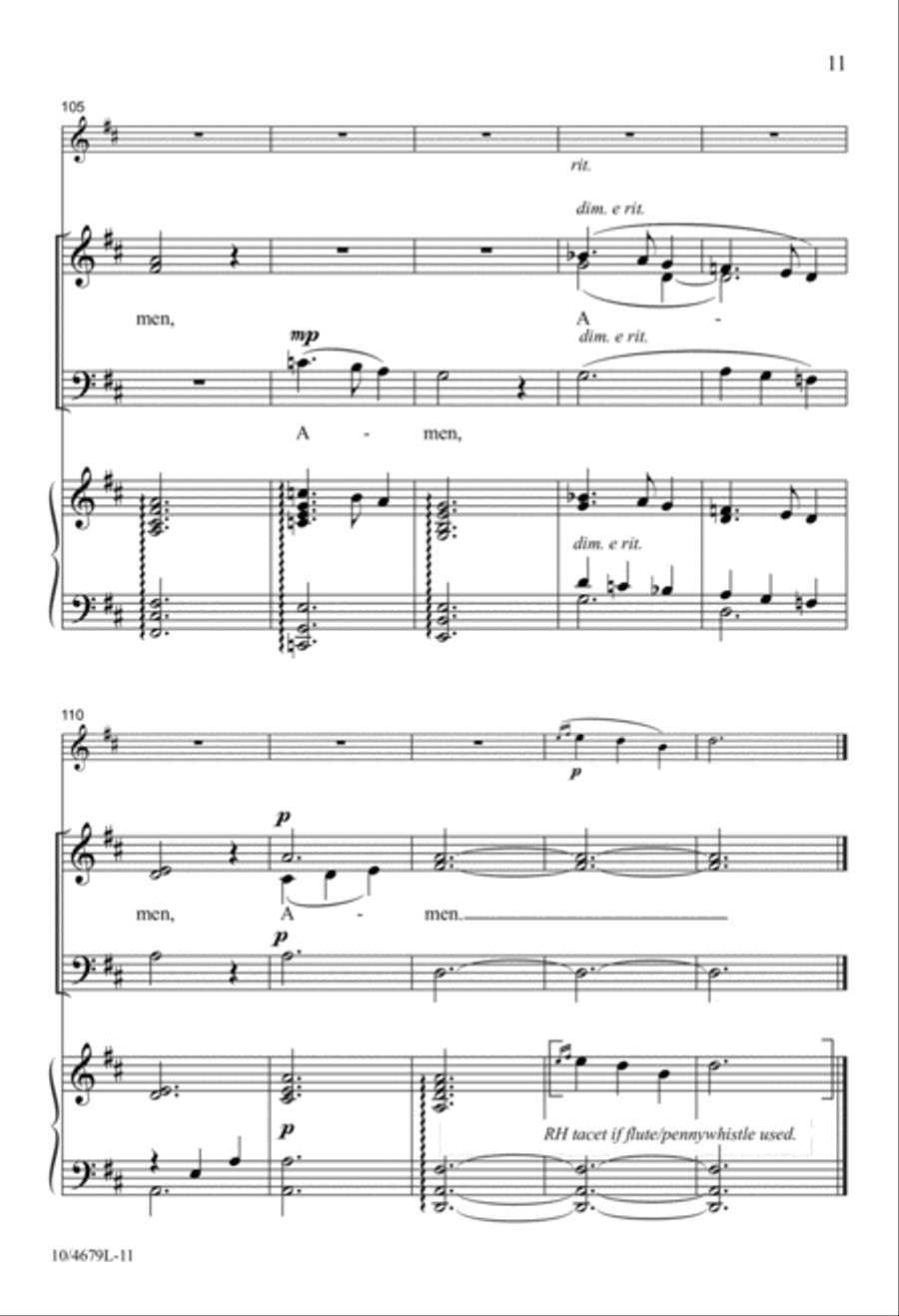 Celtic Communion 3-Part scores gallery preview page 11