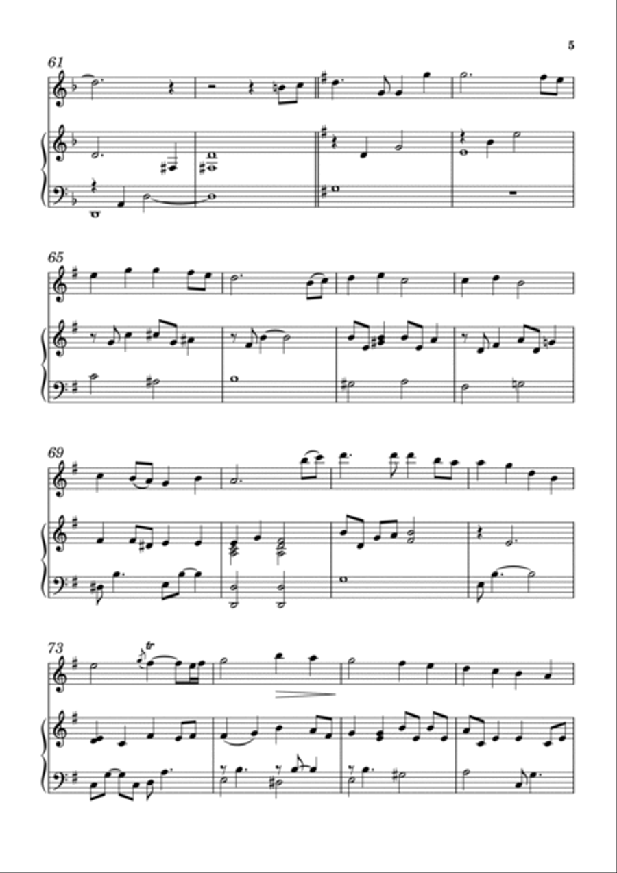 A Glorious Life A Glorious Life Flute Solo scores gallery preview page 5